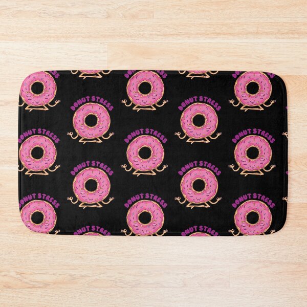 Item preview, Donut Stress Pink Doughnut Yoga with Sprinkles designed and sold by MadMando.