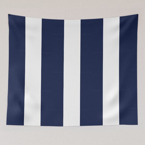 Item preview, Dark Blue and White Vertically-Striped designed and sold by PharrisArt.