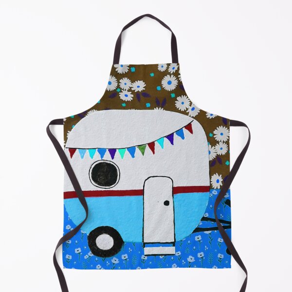Item preview, Retro summer in blues designed and sold by SueHolmArt.