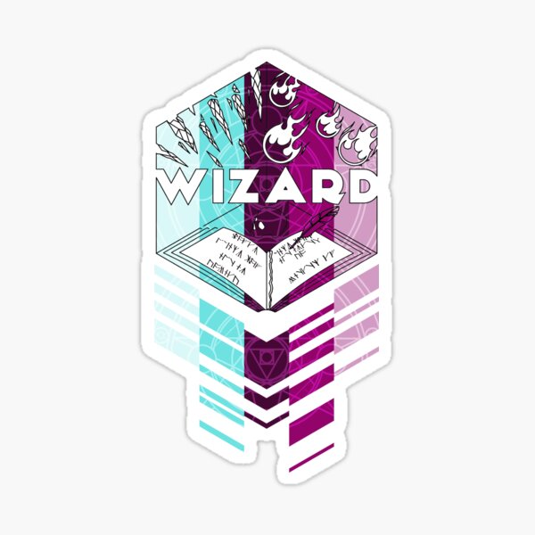 Dnd Wizard Class Sticker For Sale By Printproteege Redbubble 2692