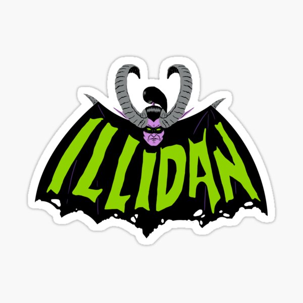 Demon man Sticker