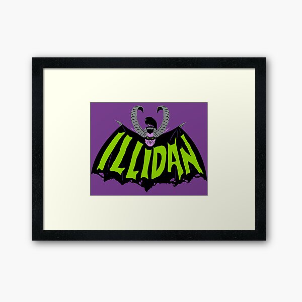 Demon man Framed Art Print