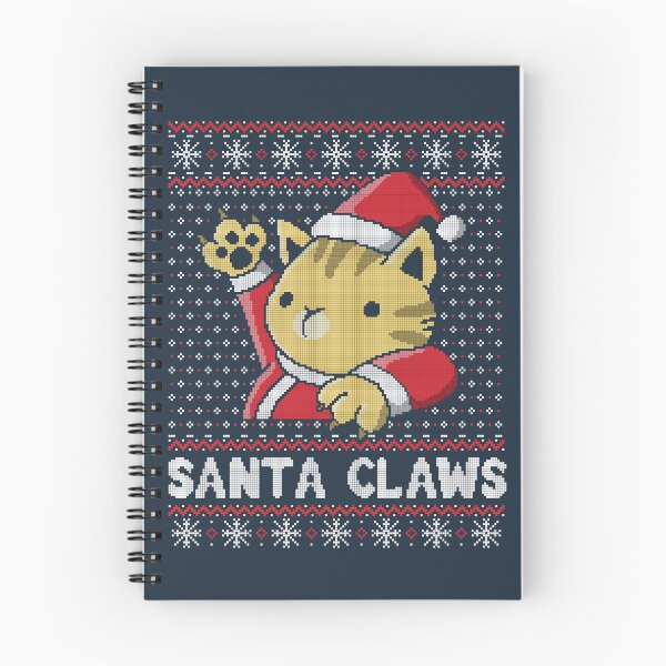 Item preview, Xmas ugly sweater Cat Santa Claws designed and sold by NemiMakeit.