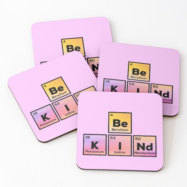 Item preview, Chemistry Periodic Table Words Be Kind to Every Kind and the World  designed and sold by champagnemoment.