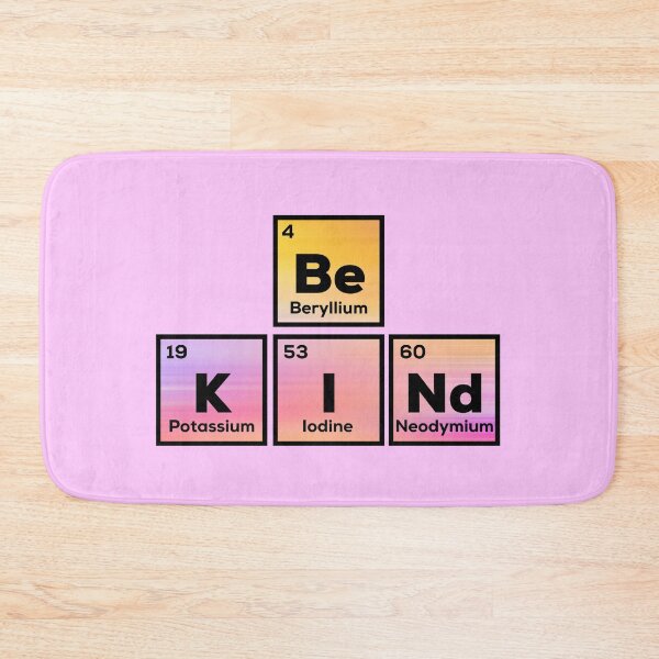 Item preview, Chemistry Periodic Table Words Be Kind to Every Kind and the World  designed and sold by champagnemoment.