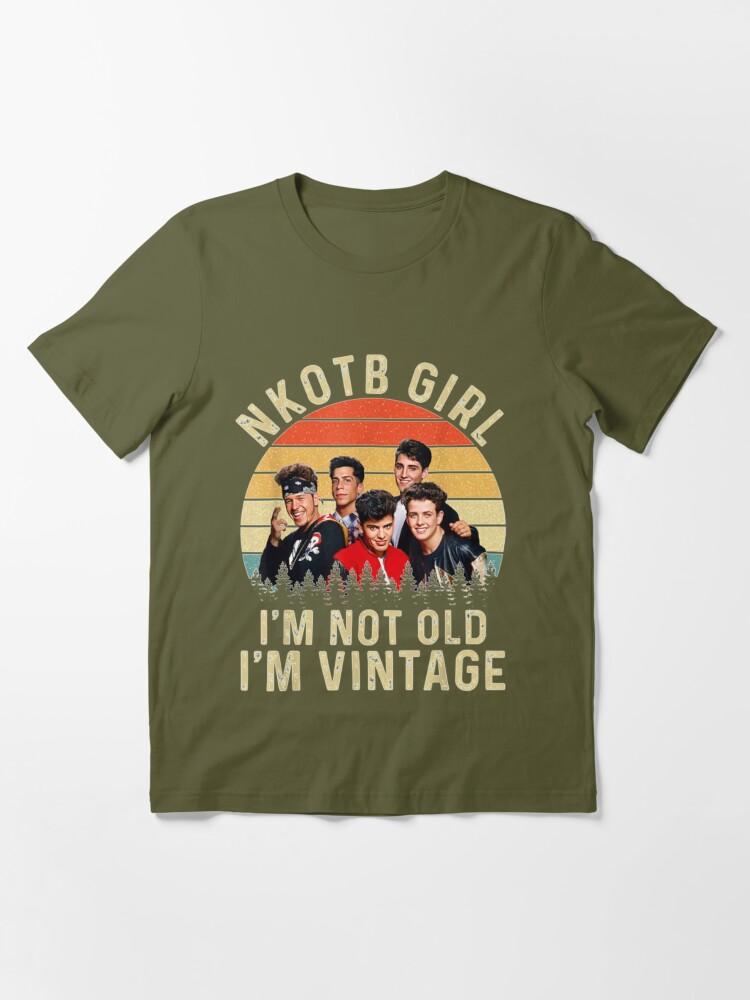 NKOTB Girl I'm Not Old I'm Vintage Personalized Baseball Jersey - Growkoc