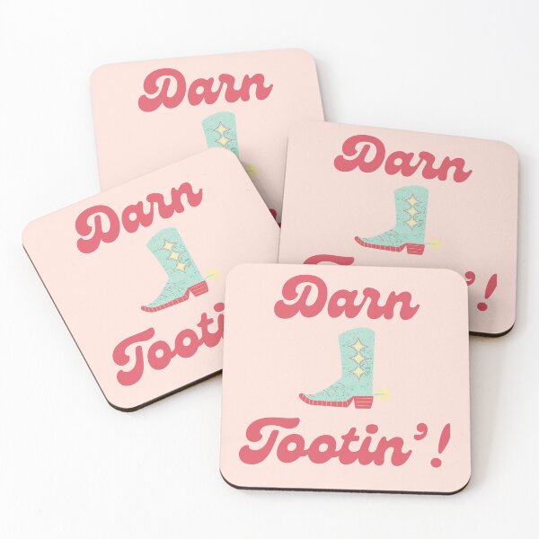 Item preview, Darn Tootin Cowboy Boot Pastel Typography designed and sold by mainsqueezemar.