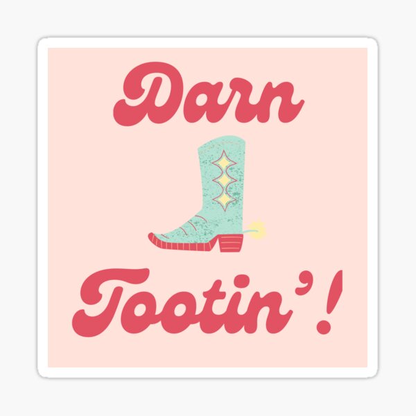 Artikel-Vorschau von Darn Tootin Cowboystiefel Pastell Typografie, designt und verkauft von mainsqueezemar.