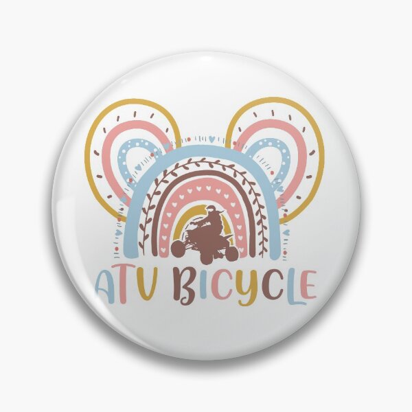 Item preview, Rainbow color pastel ATV bicycle designed and sold by loveislovestore.