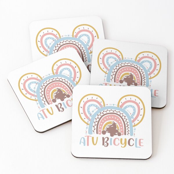 Item preview, Rainbow color pastel ATV bicycle designed and sold by loveislovestore.