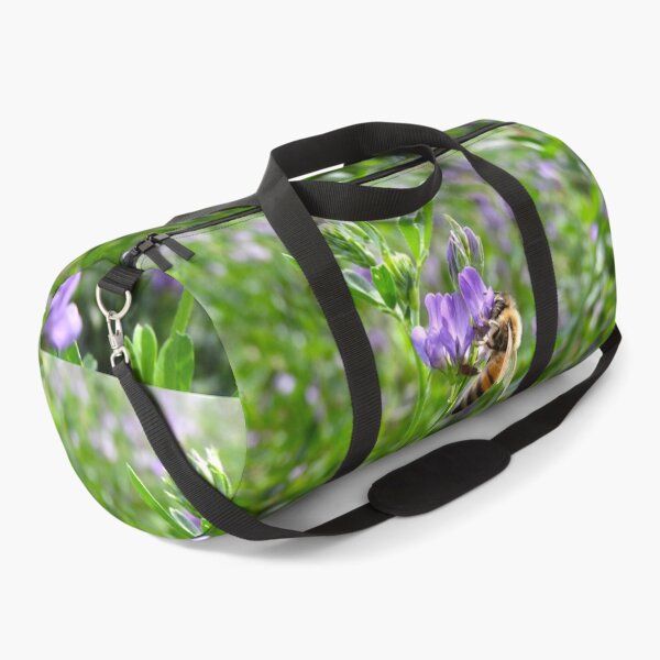 Item preview, beautiful bee on a purple alfalfa flower  designed and sold by Stephanie  Skeem.