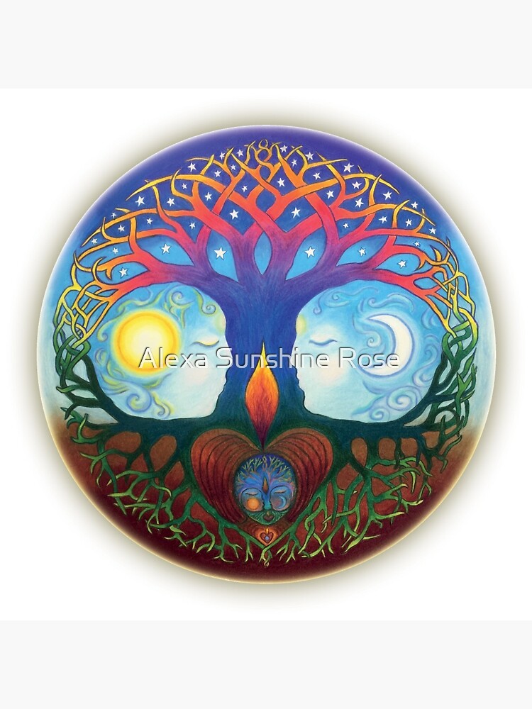Thumbnail 3 of 3, Pin, Holy Child Mandala designed and sold by Alexa-sunshine.