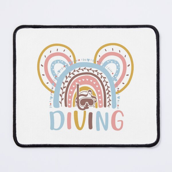 Item preview, Rainbow color pastel Diving-Mickey Sport designed and sold by loveislovestore.