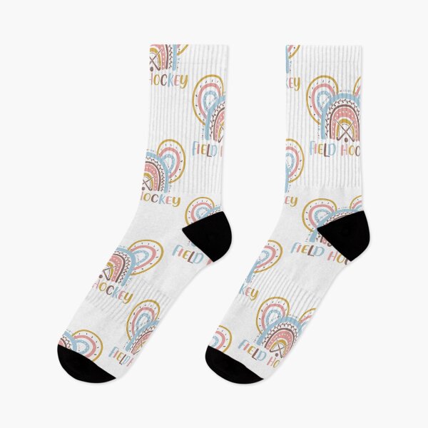 Artikelvorschau, Regenbogenfarbenes Pastell Feldhockey-Mickey Sport entworfen und verkauft von loveislovestore.