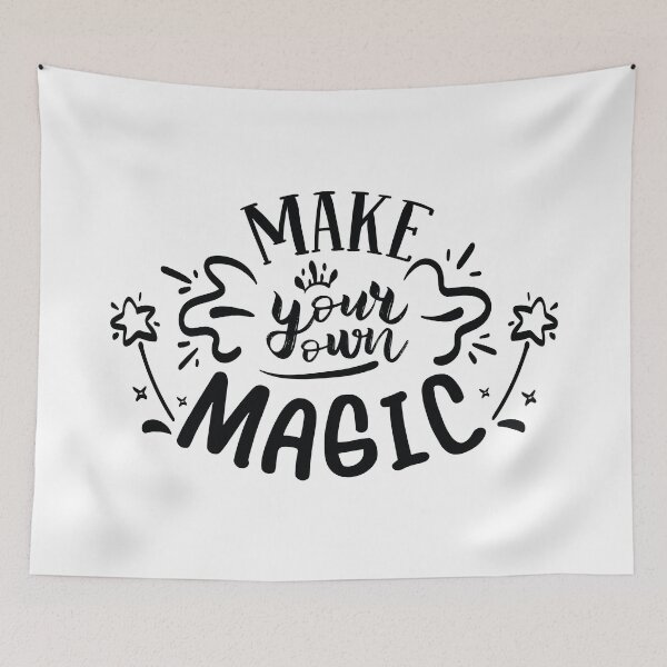 Item preview, Make Your Own Magic Light Edition - Motivational Quote designed and sold by Karnefa.