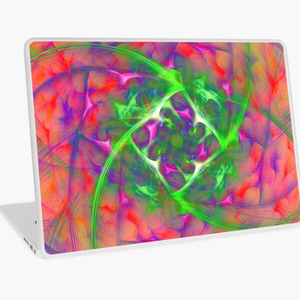 At the beginning of the rotation #fractal art Laptop Skin