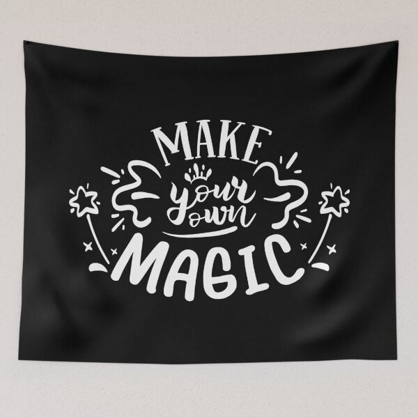 Item preview, Make Your Own Magic Dark Edition - Motivational Quote designed and sold by Karnefa.
