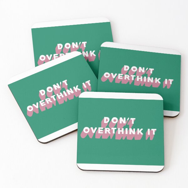 Item preview, don't overthink it designed and sold by emscalligraphy.