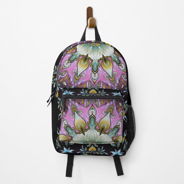 Item preview, Pink Mandala Black Background designed and sold by Kaylene Brooks.