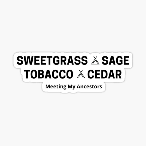 Item preview, Sweetgrass, sage, tobacco, cedar designed and sold by MeetMyAncestors.