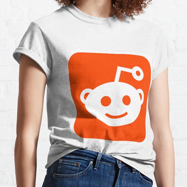 Reddit Smile Face Accessories. Sticker for coder and simple developers Classic T-Shirt
