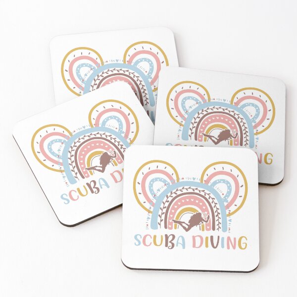 Item preview, Rainbow color pastel Scuba diving-Mickey Sport designed and sold by loveislovestore.