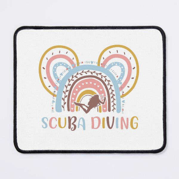 Item preview, Rainbow color pastel Scuba diving-Mickey Sport designed and sold by loveislovestore.