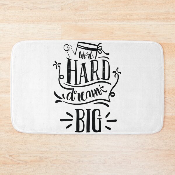 Item preview, Work Hard Dream Big Light Edition - Motivational Quote designed and sold by Karnefa.