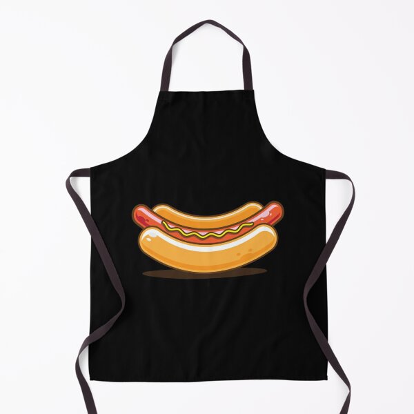 Hot Dog - Hot Dog And Mustard - Kitchen Gifts - Fun Aprons - Foodies -  Chefs - Kids Apron for Sale by happygiftideas