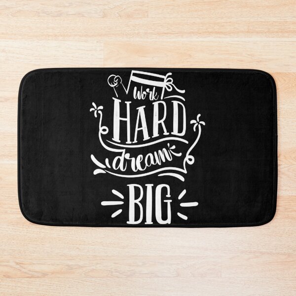 Item preview, Work Hard Dream Big Dark Edition - Motivational Quote designed and sold by Karnefa.