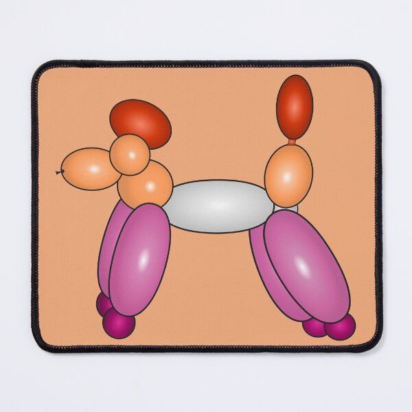 Item preview, Lesbian Pride Flag Balloon Dog Sapphic Art LGBT+ designed and sold by cashewdays.