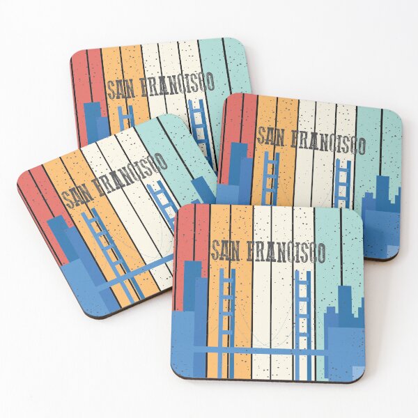 Item preview, San Francisco Golden Gate Bridge Retro Vintage  designed and sold by HStudioPrints.