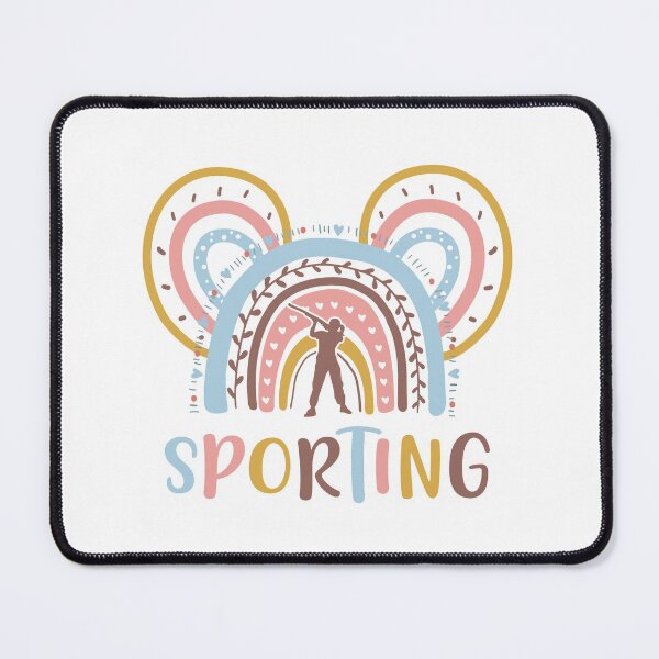 Item preview, Rainbow color pastel Sporting clay-softball designed and sold by loveislovestore.