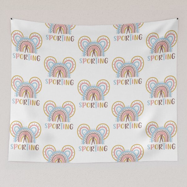 Item preview, Rainbow color pastel Sporting clay-softball designed and sold by loveislovestore.