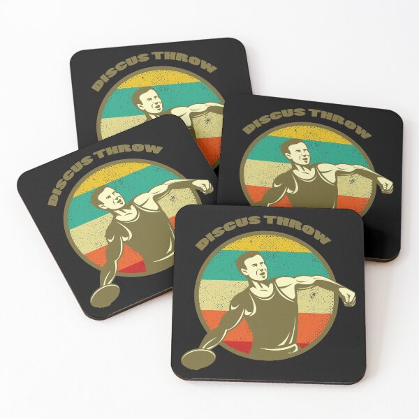 Item preview, Retro circle athlete discus throw designed and sold by Astralia.