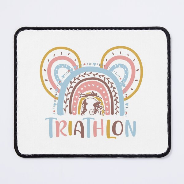 Item preview, Rainbow color pastel Triathlon designed and sold by loveislovestore.