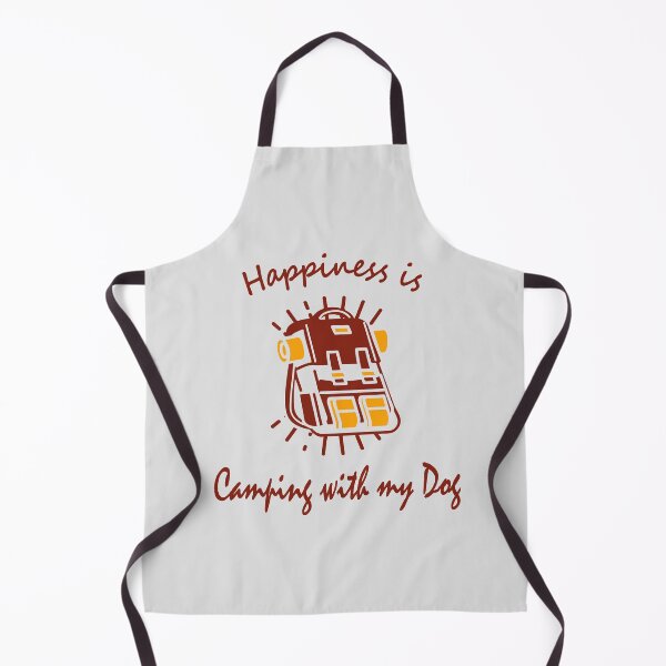 Item preview, Happiness is Camping with my Dog designed and sold by notasimp.