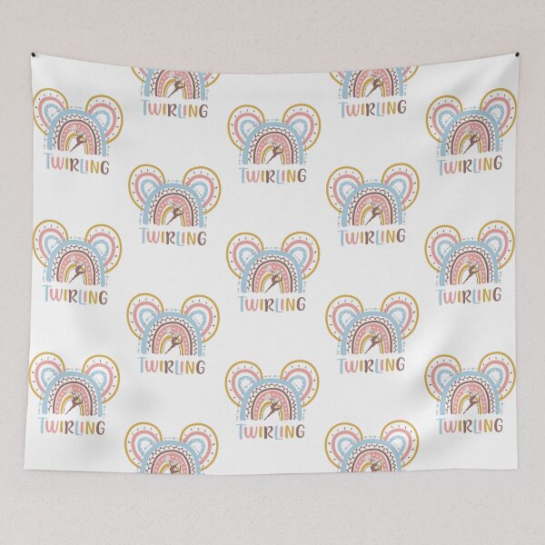 Item preview, Rainbow color pastel Twirling-softball designed and sold by loveislovestore.