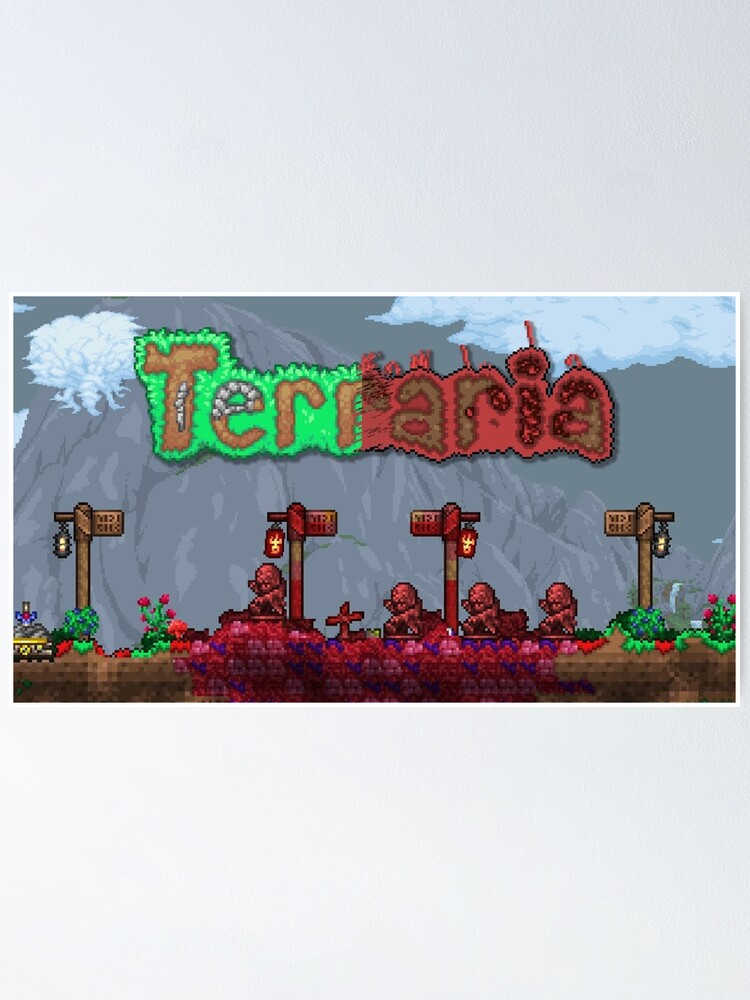 Terraria - Indie Game Art Board Print for Sale by Gnextdoor22