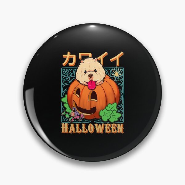 Item preview, Cute Chow Chow Halloween Pumpkin Halloween designed and sold by BairdLloyden.