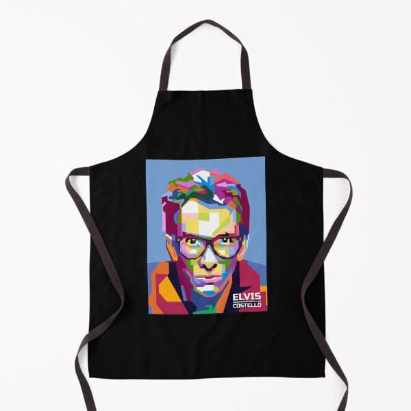 Artikelvorschau, Abstrakte geometrische Elvis Rock Costello In Wpap entworfen und verkauft von Chivenus Williams.