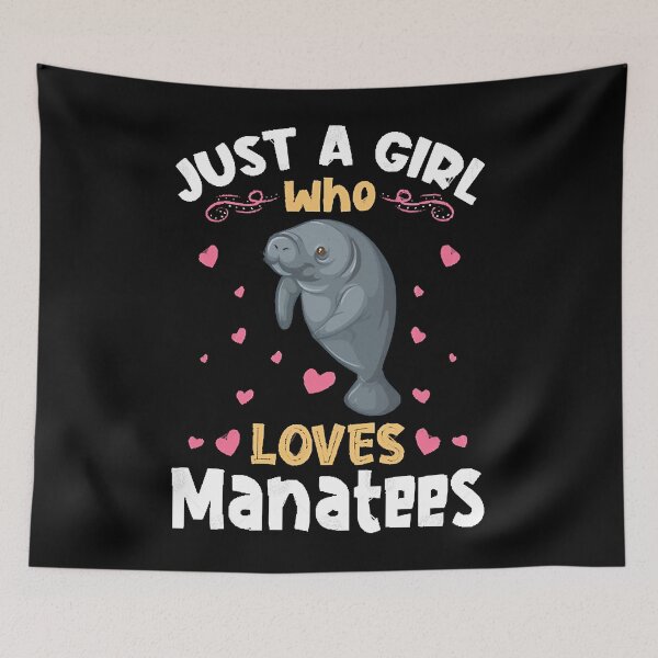 Item preview, Just a Girl who Loves Manatees Gift designed and sold by Guckio81.