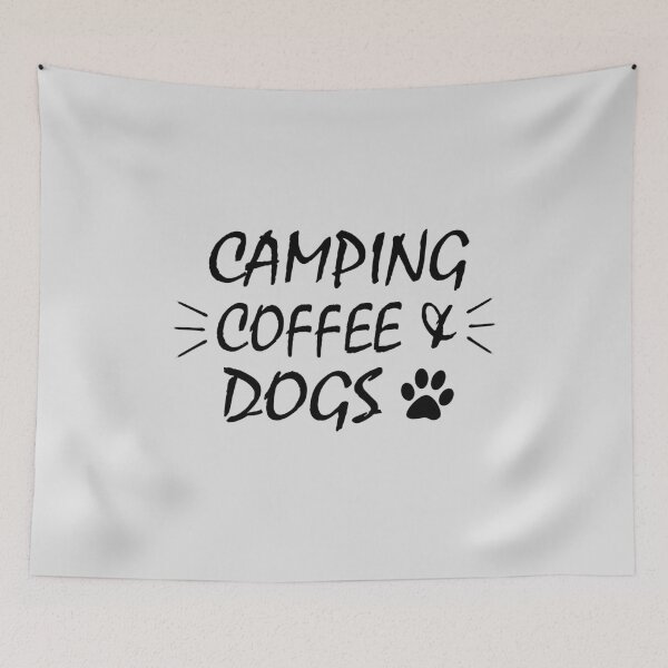 Item preview, Camping, Coffee & Dogs designed and sold by notasimp.