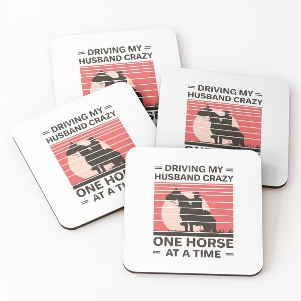 Item preview, Driving My Husband Crazy One Horse At A Time designed and sold by ProArtzilla.
