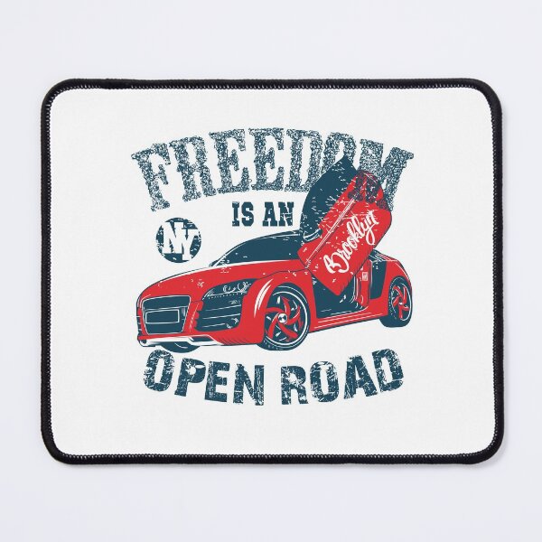 Item preview, Freedom Is An Open Road NewYork - Inspirational designed and sold by Studio  Six.