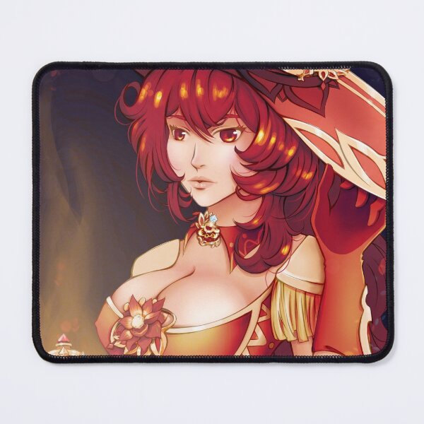 Item preview, Genshin Impact Diluc Ragnvindr Femluc Magical Girl Mahou Shoujo designed and sold by YA Lit Reads.