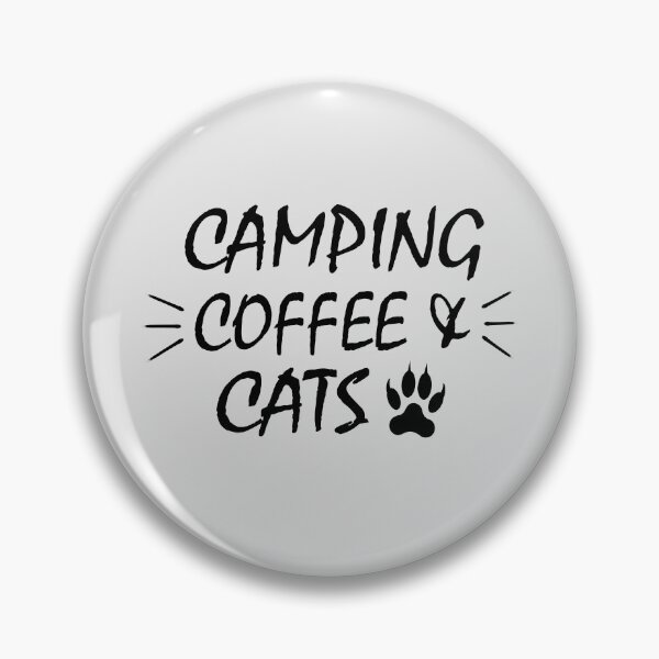 Item preview, Camping, Coffee & Cats designed and sold by notasimp.