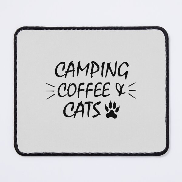 Item preview, Camping, Coffee & Cats designed and sold by notasimp.