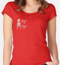 Rhea - Different is Beautiful Women's Fitted Scoop T-Shirt