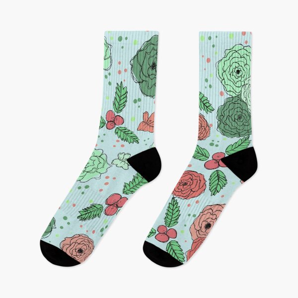 Item preview, Pastel Christmas floral designed and sold by StudioSamanthaa.